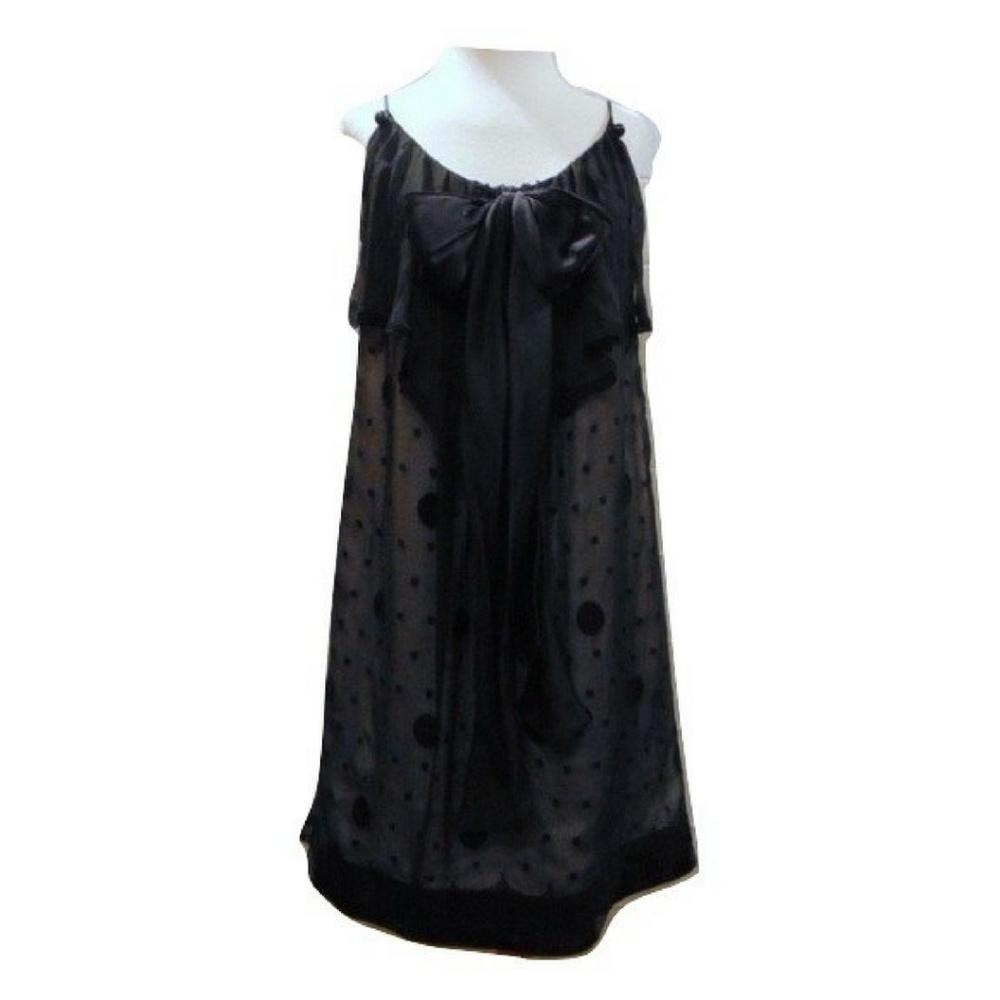 Hanii Y silk polka dot dress Sz 42 L